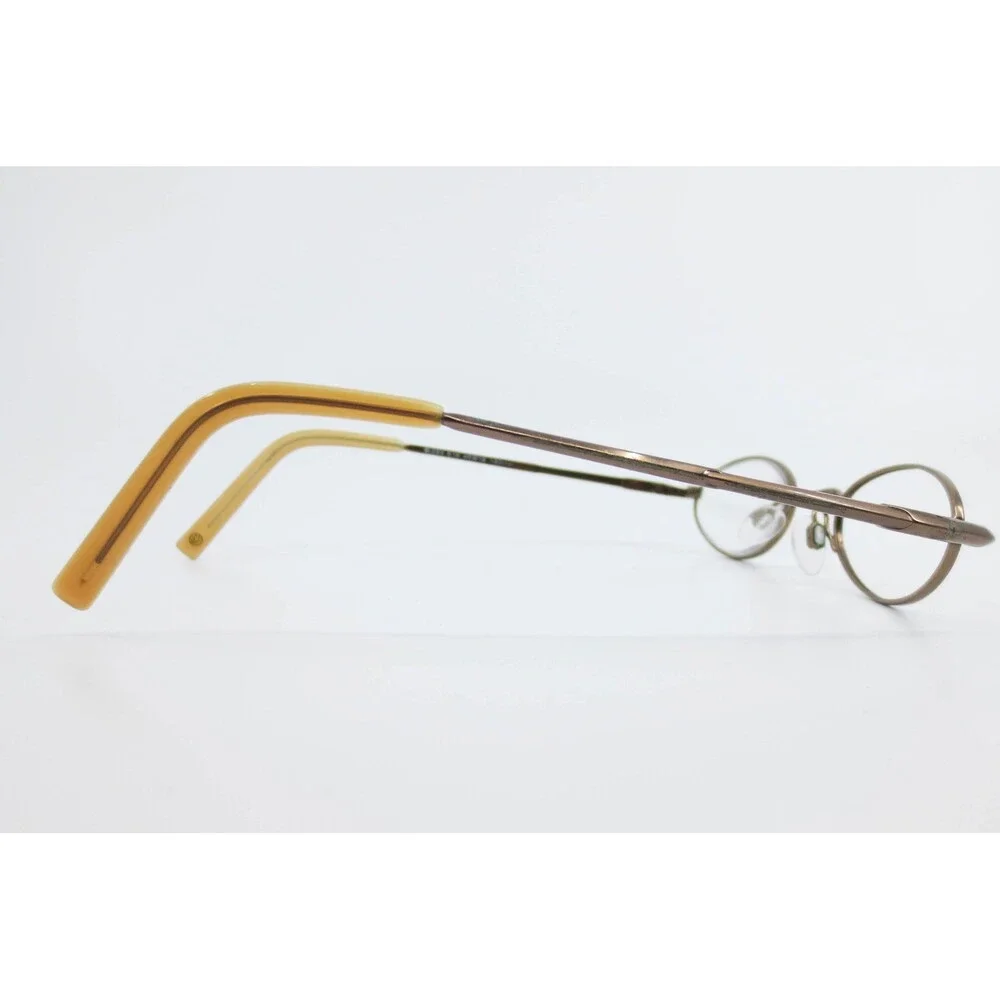 Covergirl G293 916 Eyeglasses Oval Brown Metal Frames 45-19-130 Demo Lenses